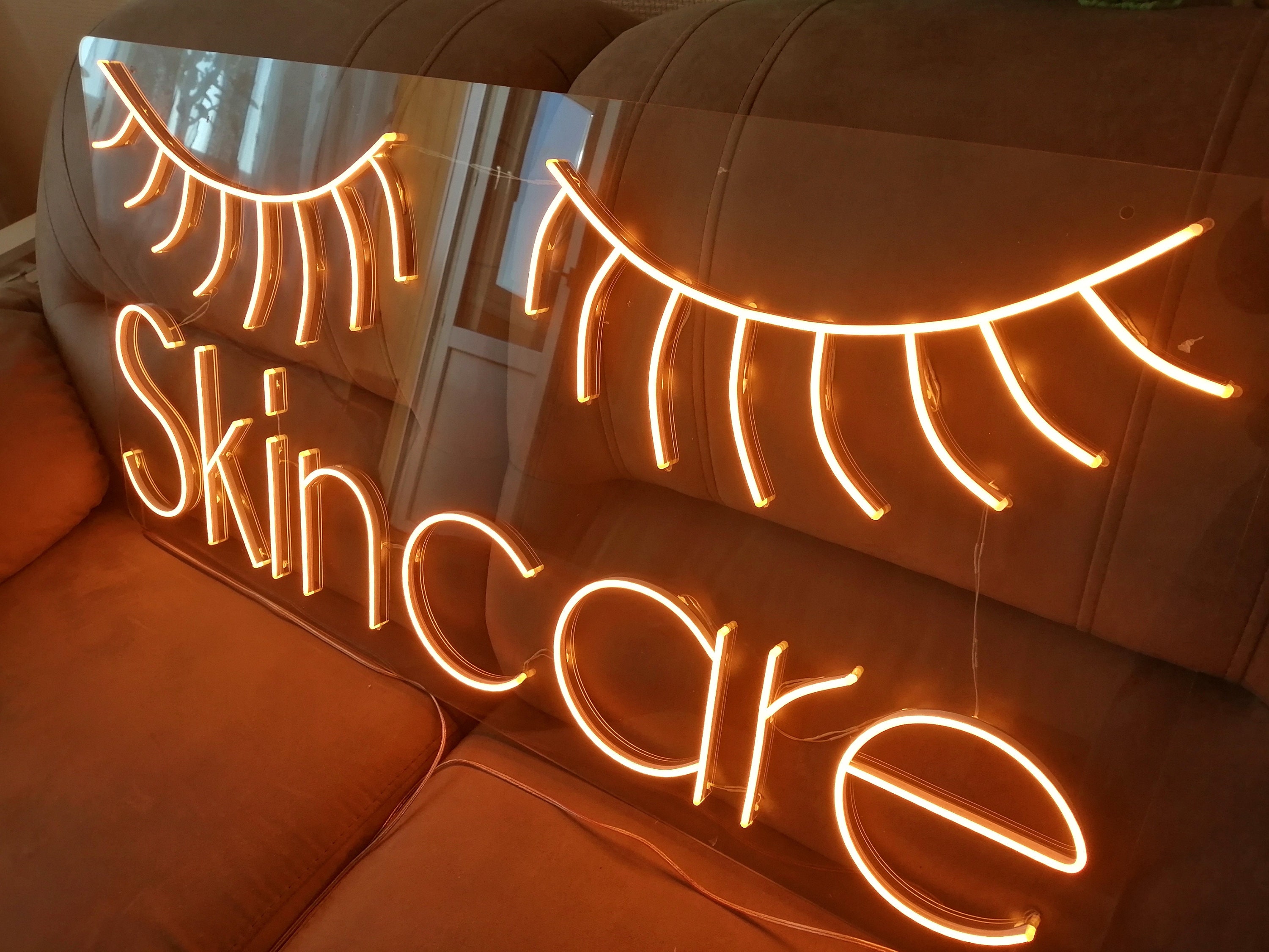 Custom Salon Neon Sign, Beauty Room Wall Decoration Lights, Lashes Wall Decor, Beauty Salon Neon Sign Decor, Salon Decor for Wall