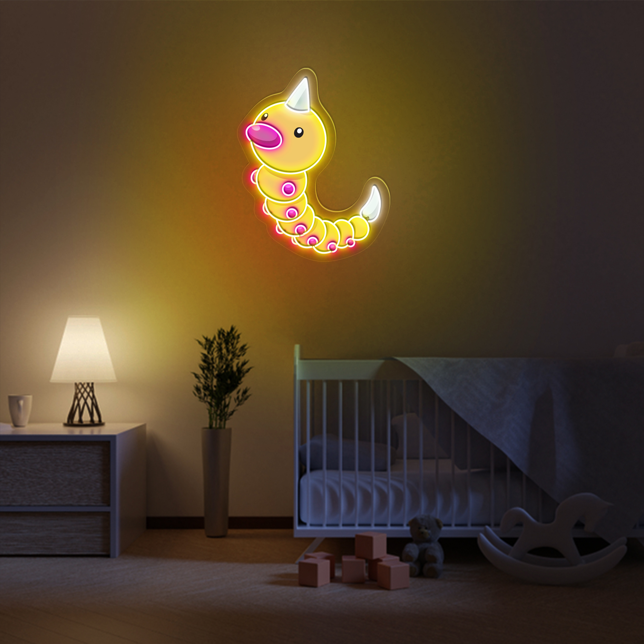 Weedle UV Signs Pokemon Wall Art