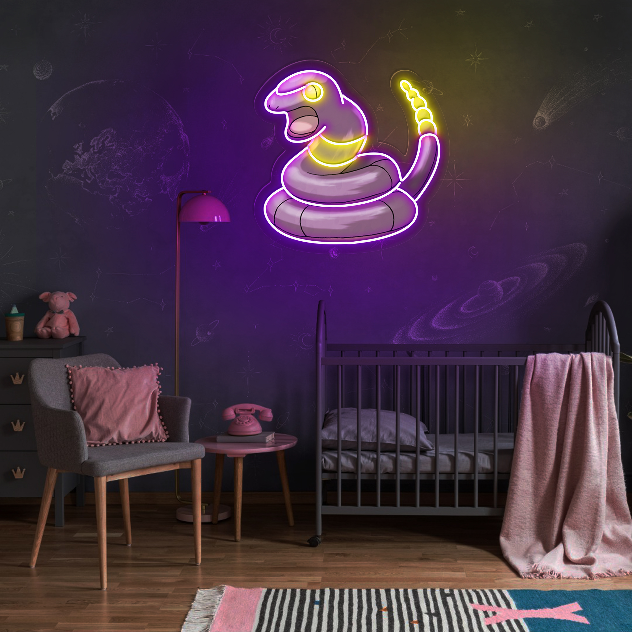 Pokemon Ekans UV Signs