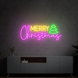 Merry Christmas Neon Sign Custom Christmas Neon Sign Led Light Christmas Eve Home Wall Decor Bedroom Family Party Decor Personalize Gift