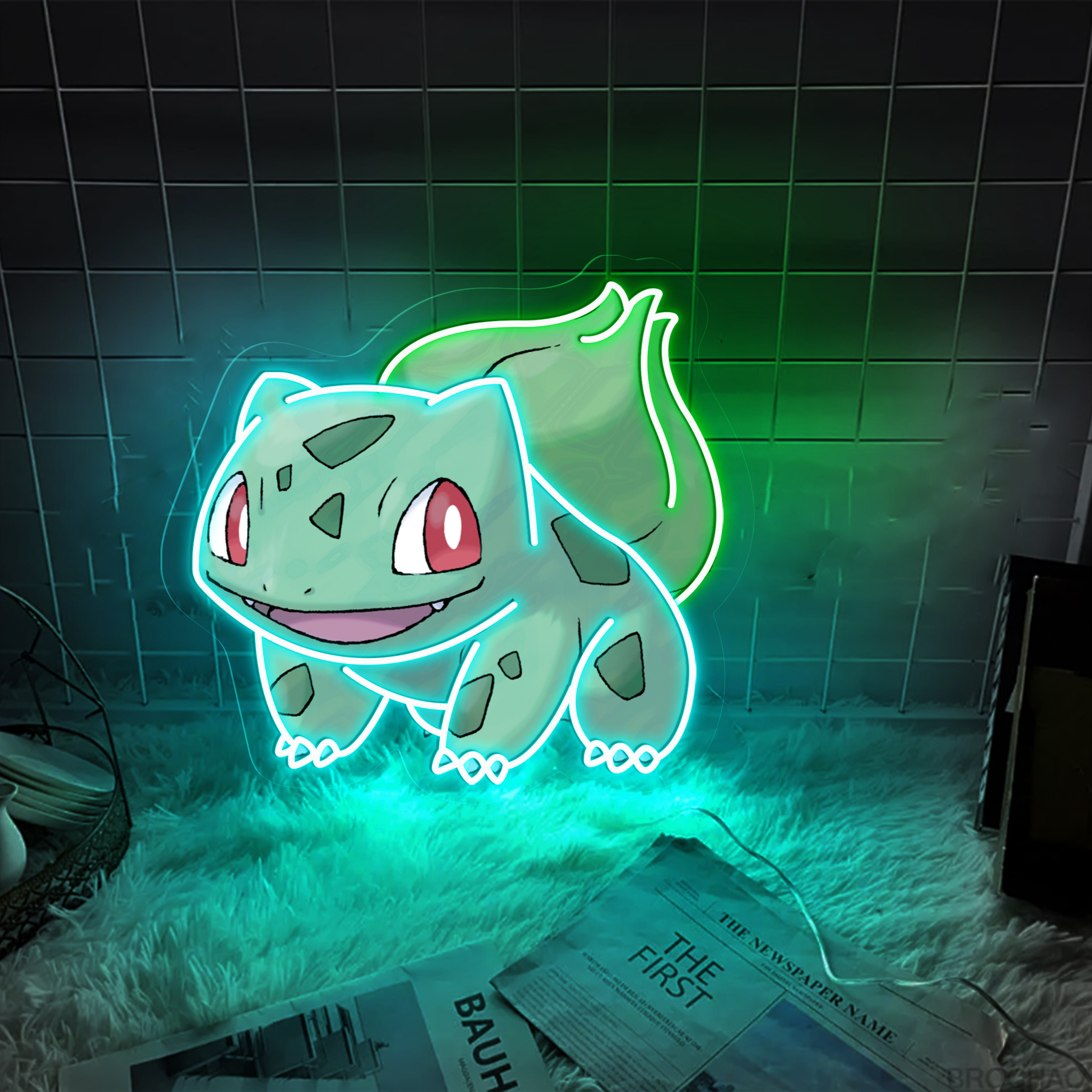 Bulbasaur Pokemon UV Signs