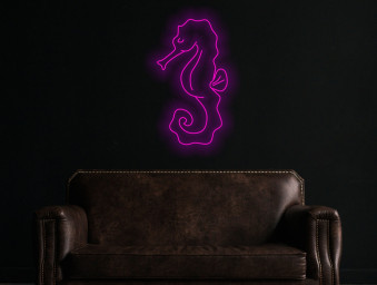 Seahorse Neon Sign, Seahorse Wall Hanging, Seahorse Wall Art Neon Sign, Kid Room Decor, Hippocampus Animal Neon Lights, Animal Hanging Wall