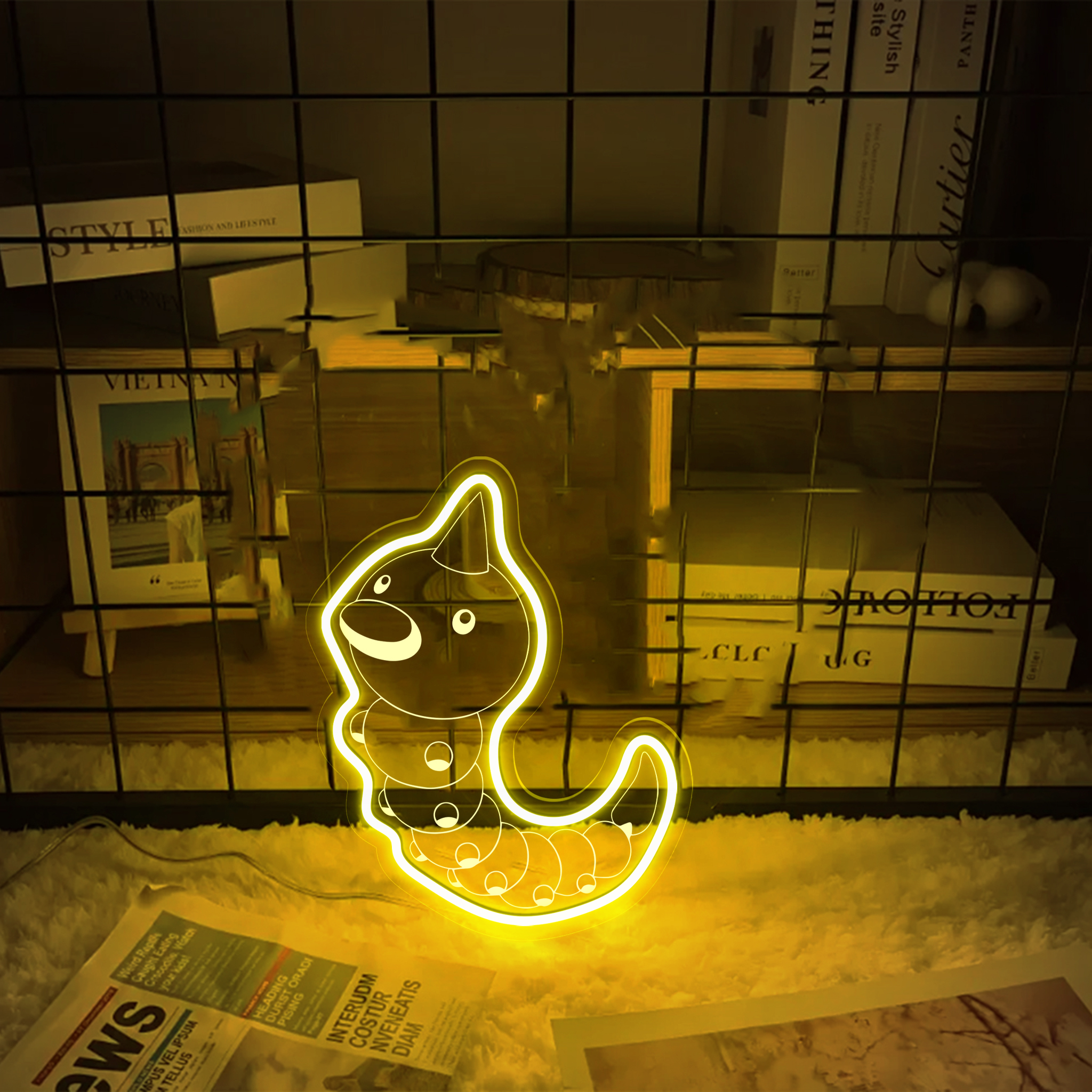 Weedle Laser Signs Pokemon Wall Art