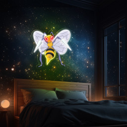 Beedrill UV Signs Pokemon Wall Art