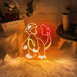 Charmeleon Pokemon Neon Led Sign