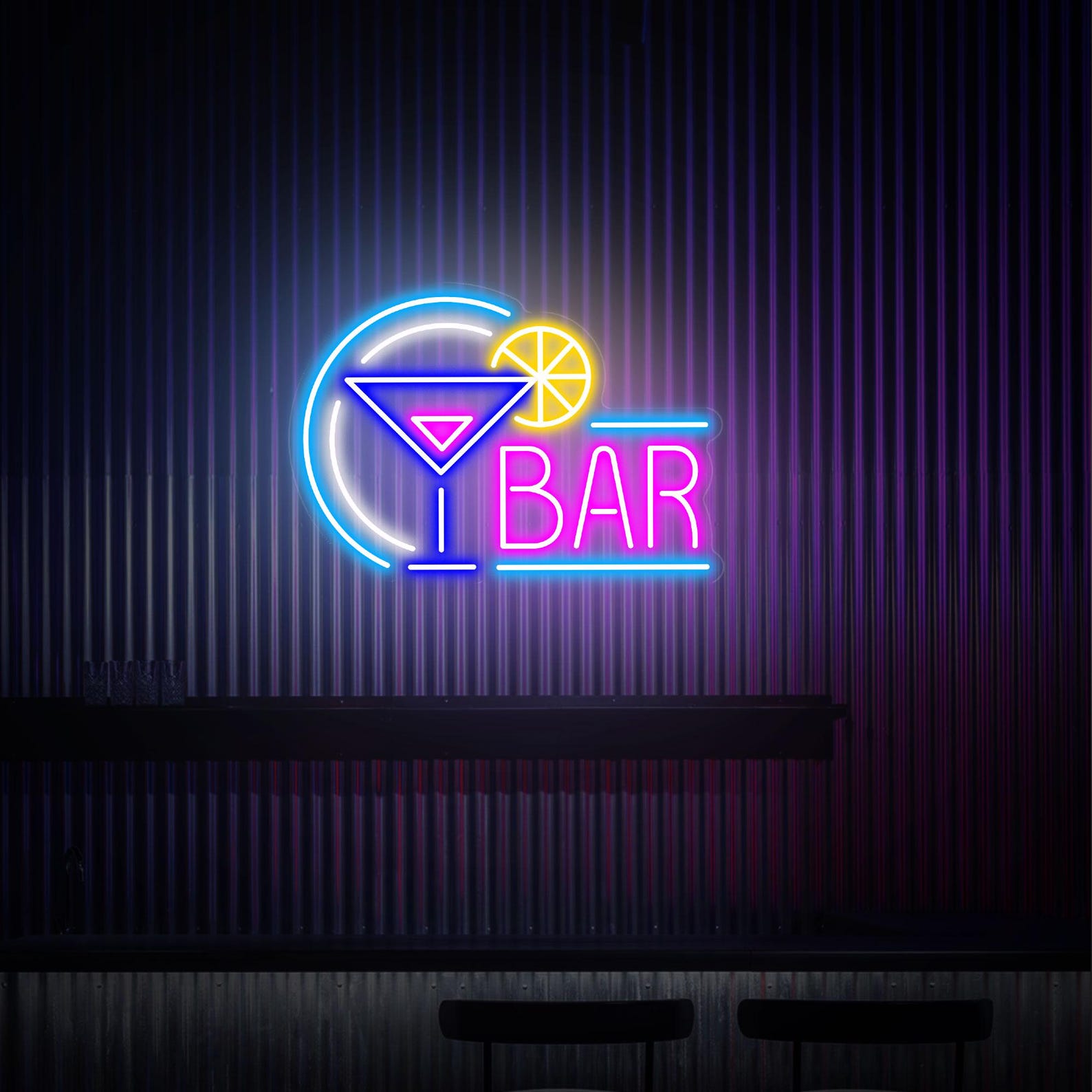 Bar Neon Sign, Cocktail Bar Sign, Cocktail Party Wall Decor, Custom Neon Sign for Bar, Home Bar Decor, Bar Open Led Sign, New Business Gifts