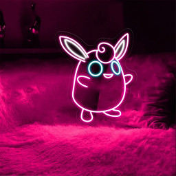 Pokemon Wigglytuff Neon Signs