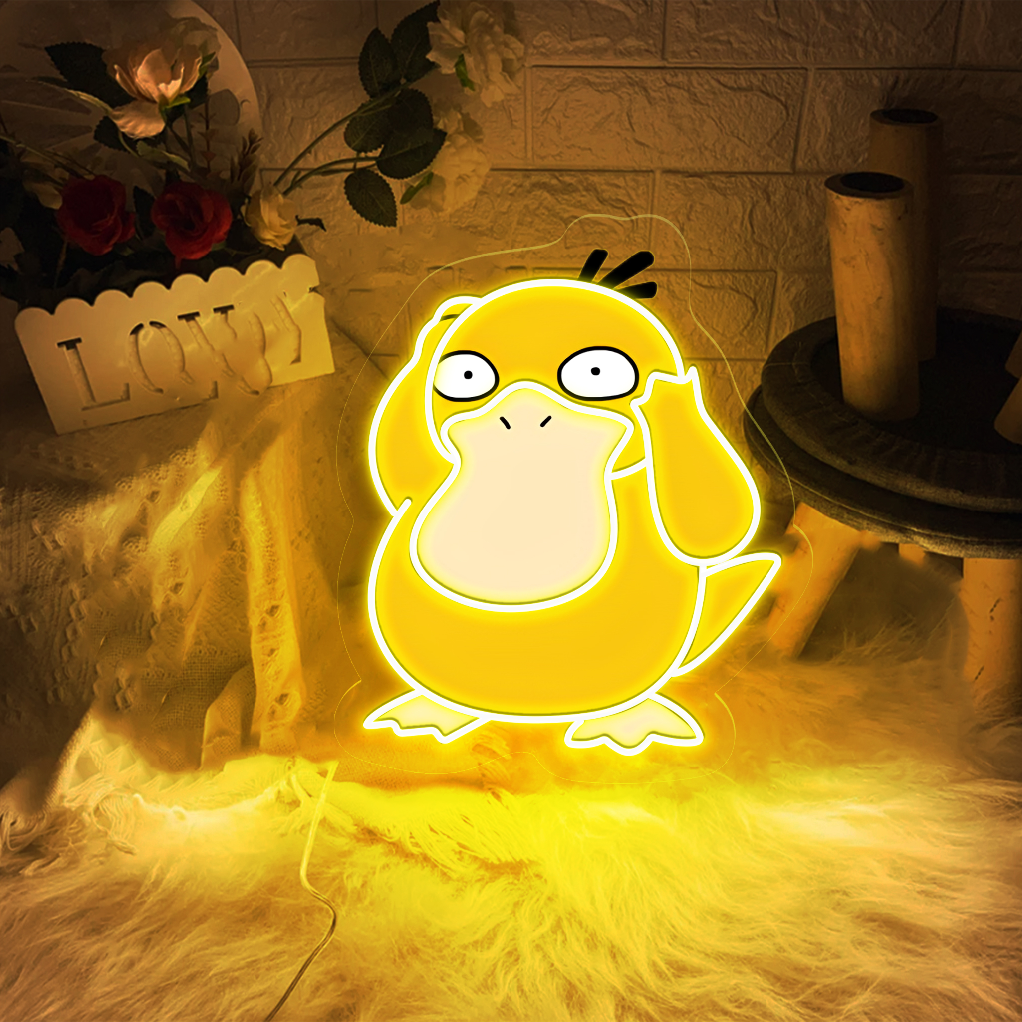 Psyduck Pokemon UV Signs