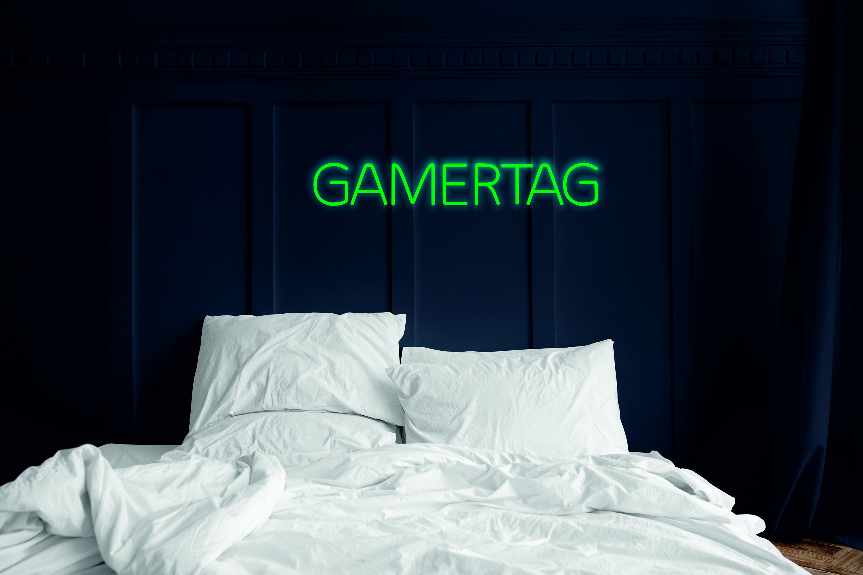 Gamer Tag Neon Sign, Gamer Tag Light Sign, Gamer Tag Sign, Game Room Sign Personalized, Custom Gamer Tag Led, Gamer Room Neon Sign