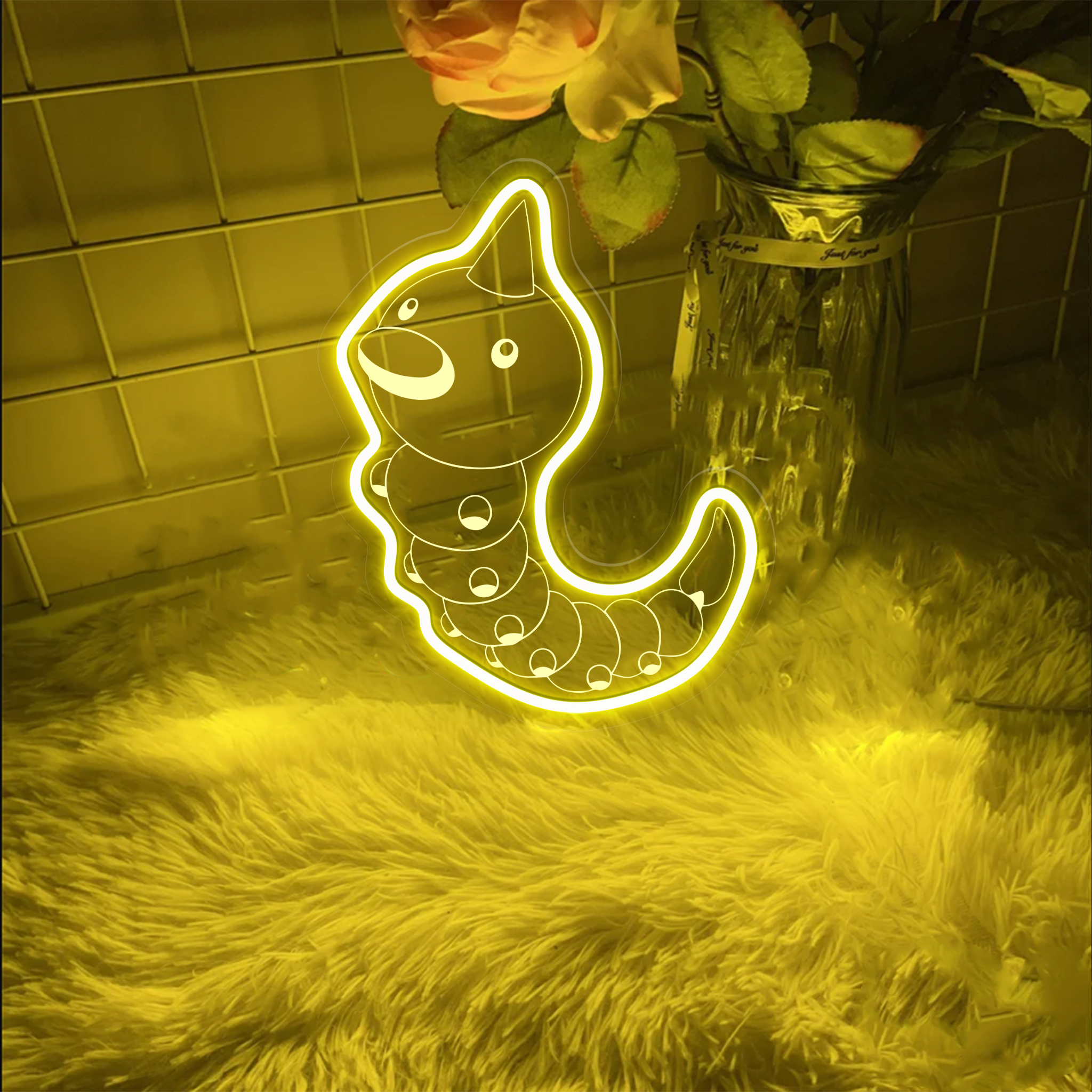Weedle Laser Signs Pokemon Wall Art