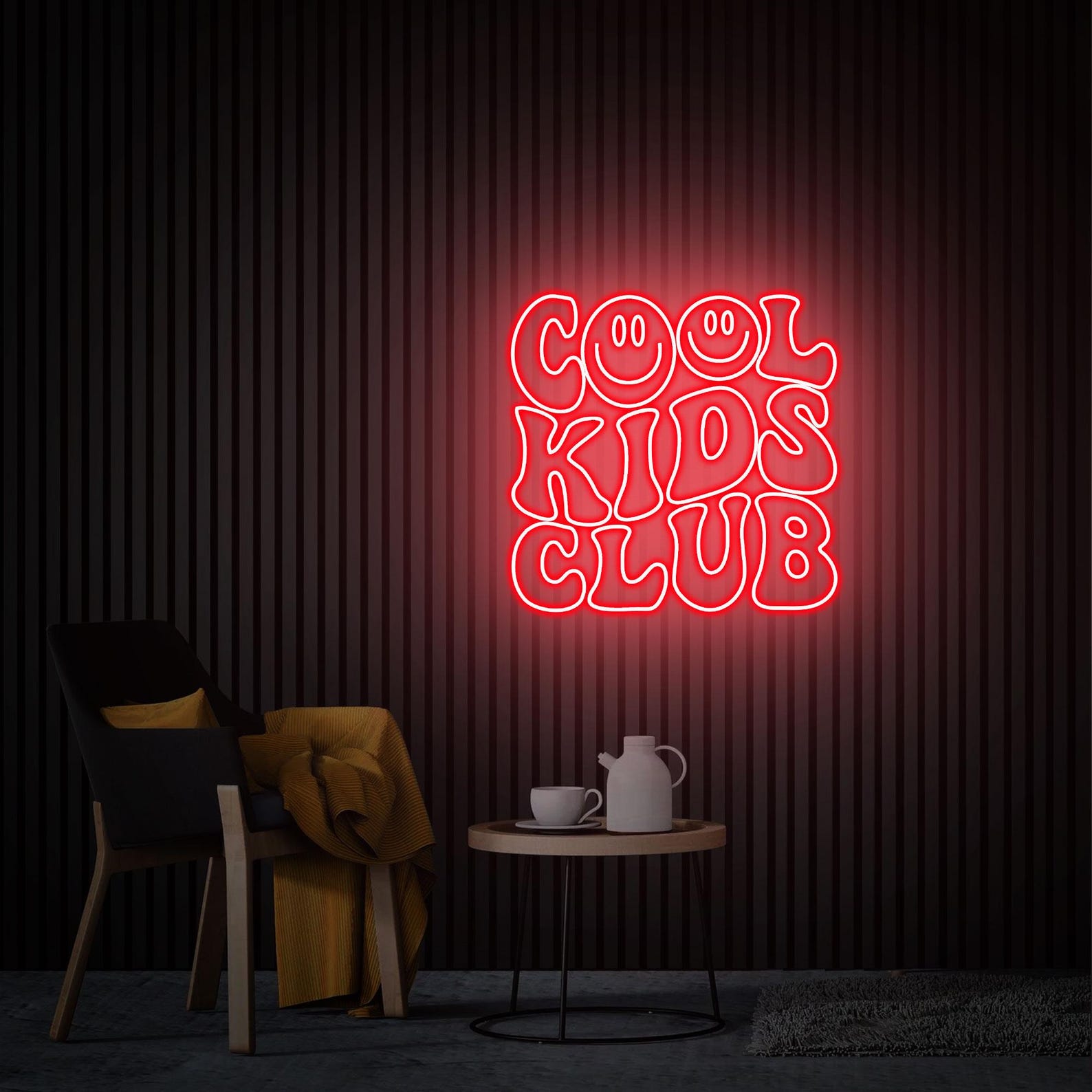 Cool Kids Club Neon Sign, Cool Kids Club Led Light Sign, Kids Party Wall Art, Home Bedroom Decor Custom Neon Sign Personalized Chistmas Gift