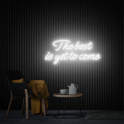 The Best is Yet To Come Neon Sign, Custom Wedding Neon Sign for Reception, Housewarming Gift Neon Wall Art, Bedroom Decor Personalized Gifts