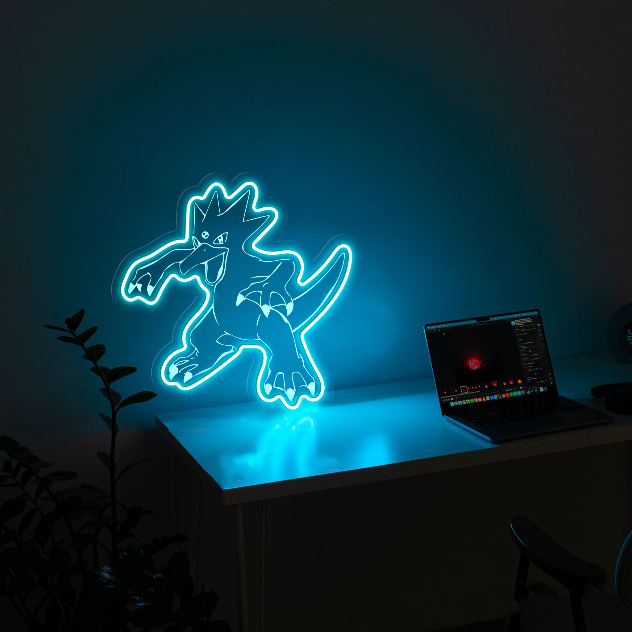 Pokemon Golduck Laser Signs