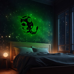 Caterpie Metal Signs Pokemon Wall Art