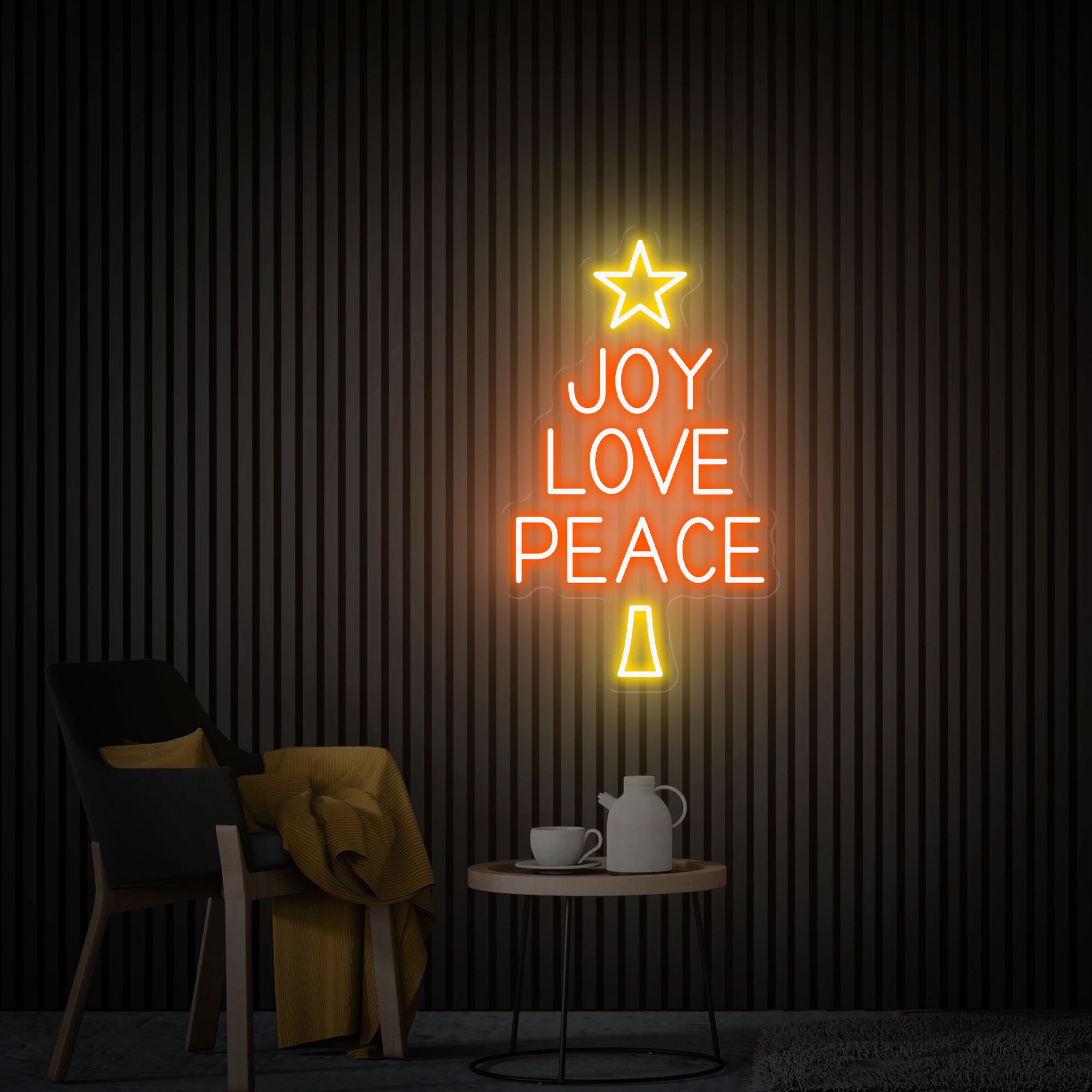 Joy Love Peace Neon Sign, Neon Wall Art, Joy Love Peace Led Sign, Christmas Led Sign, Custom Neon Sign, Christmas Decor, Bedroom Neon Signs