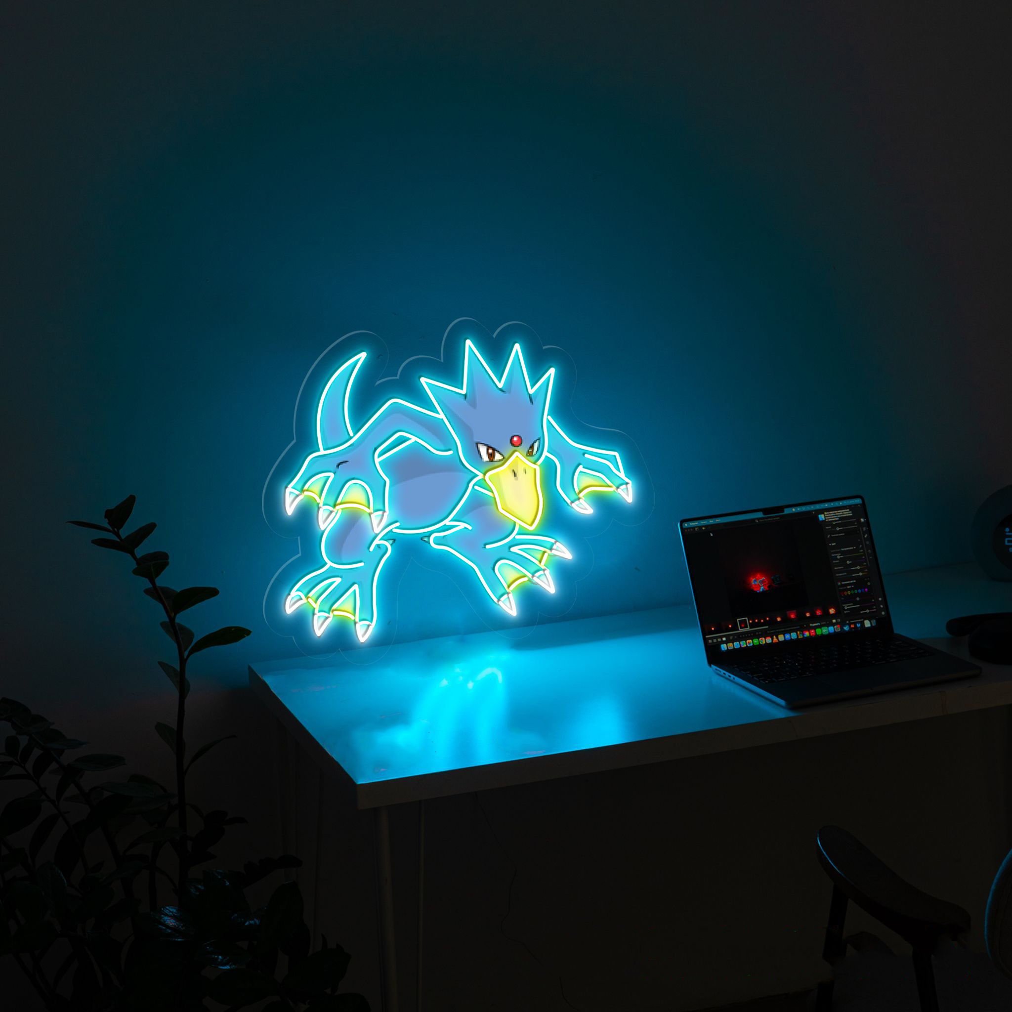 Golduck Pokemon UV Signs