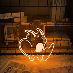 Raichu Laser Signs Pokemon Wall Art