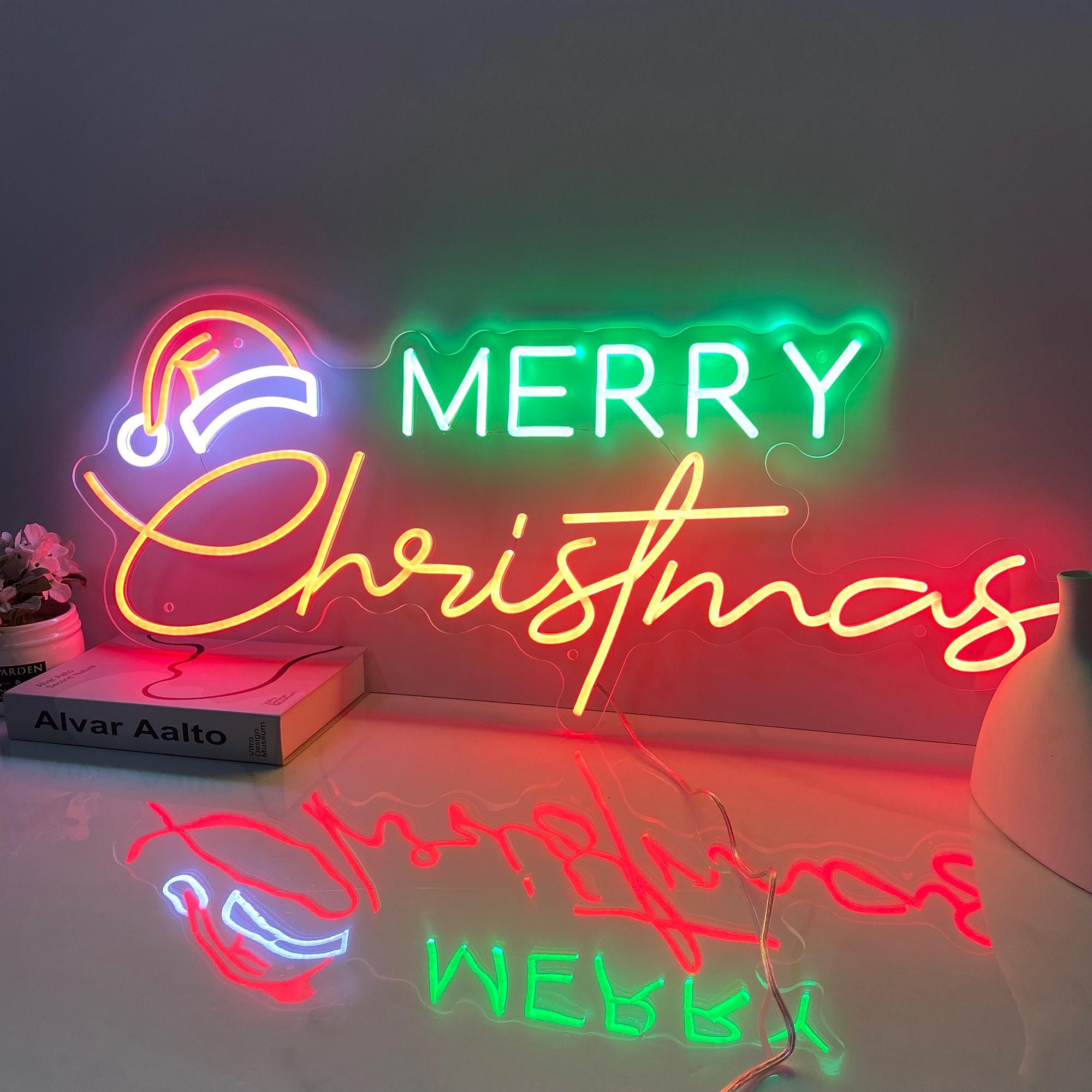 Merry Christmas Neon Sign, Christmas Led Sign, Custom Neon Sign, Christmas Decor, Christmas Party Decor, Neon Bar Sign, Christmas Gift
