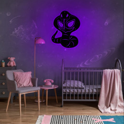 Arbok Metal Signs Pokemon Wall Art