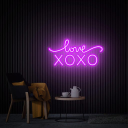 XOXO Love Neon Sign, Modern Wedding Decor Signs, XOXO Neon Light, Bedroom Room Sign, Gift for Her, XOXO Neon Wall Art Personalized Gifts