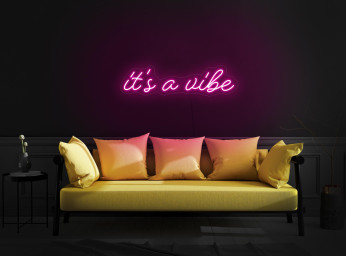 It's A Vibe Neon Sign, Its A Vibe Led Sign, Party Neon Sign, Positive Neon, Wedding Neon Sign, Neon Sign Wall Decor, Vibe Wall Art Decor
