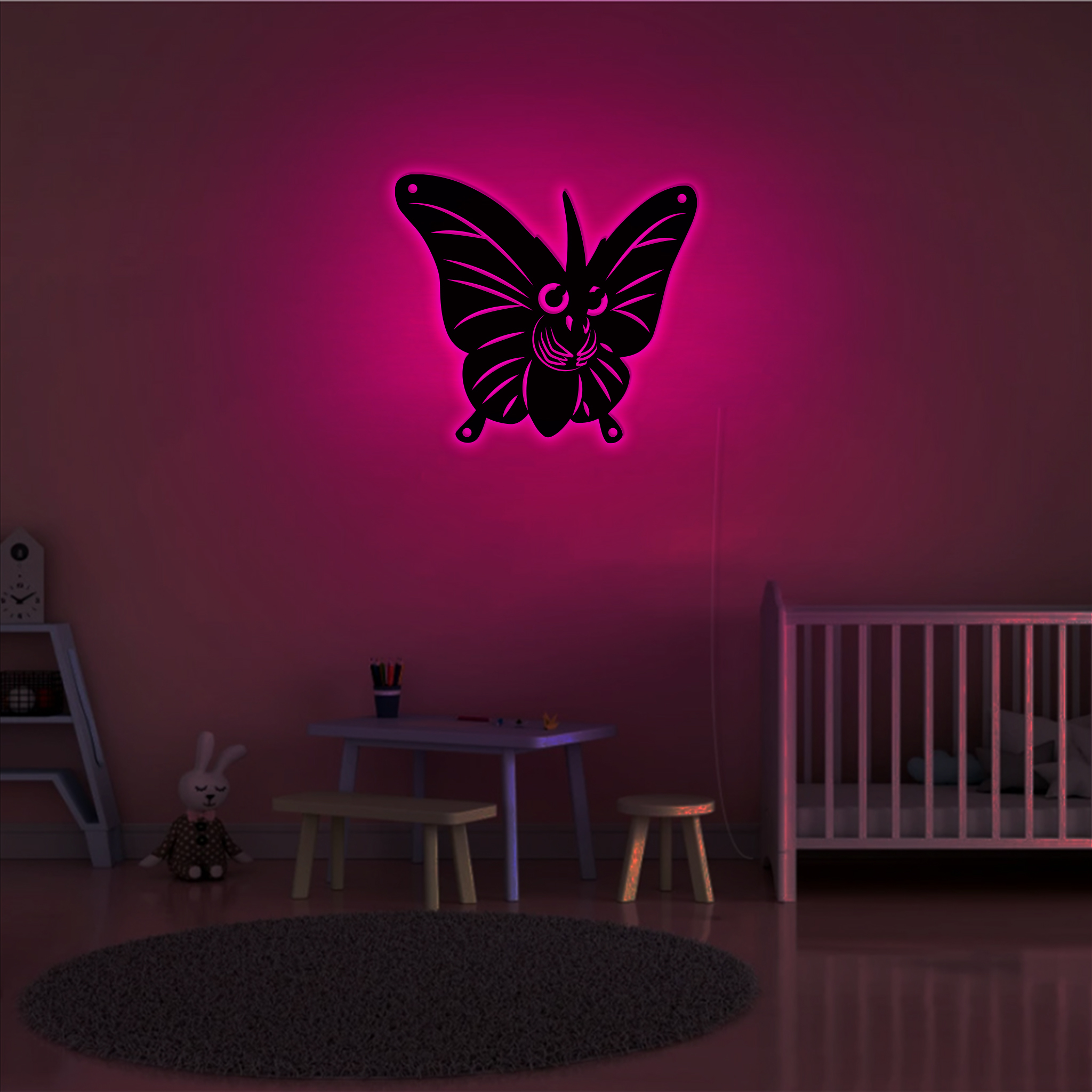Pokemon Venomoth Metal Signs