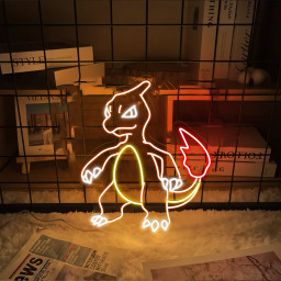 Pokemon Charmeleon Neon Signs