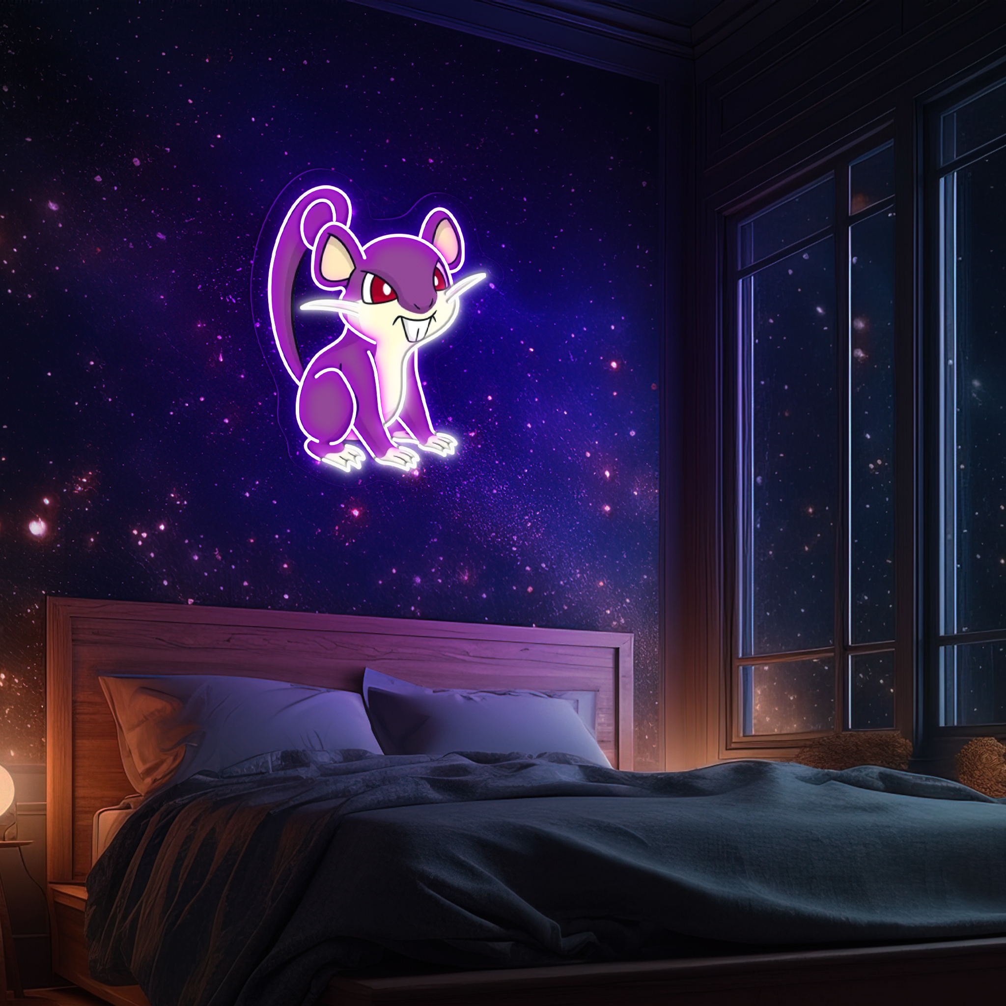 Pokemon Rattata UV Signs