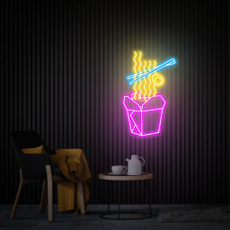 Takeaway Ramen Neon Sign, Japanese Noodles Led Sign, Food Wall Decor, Custom Neon Sign, Kitchen Decor Ramen Wall Art, Takeaway Noodles Sign