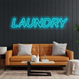 Neon Sign Laundry, Inscription Laundry Led Light, Neon Sign For Laundry Business, Laundry Logo Neon Sign, Laundry Text Led Light