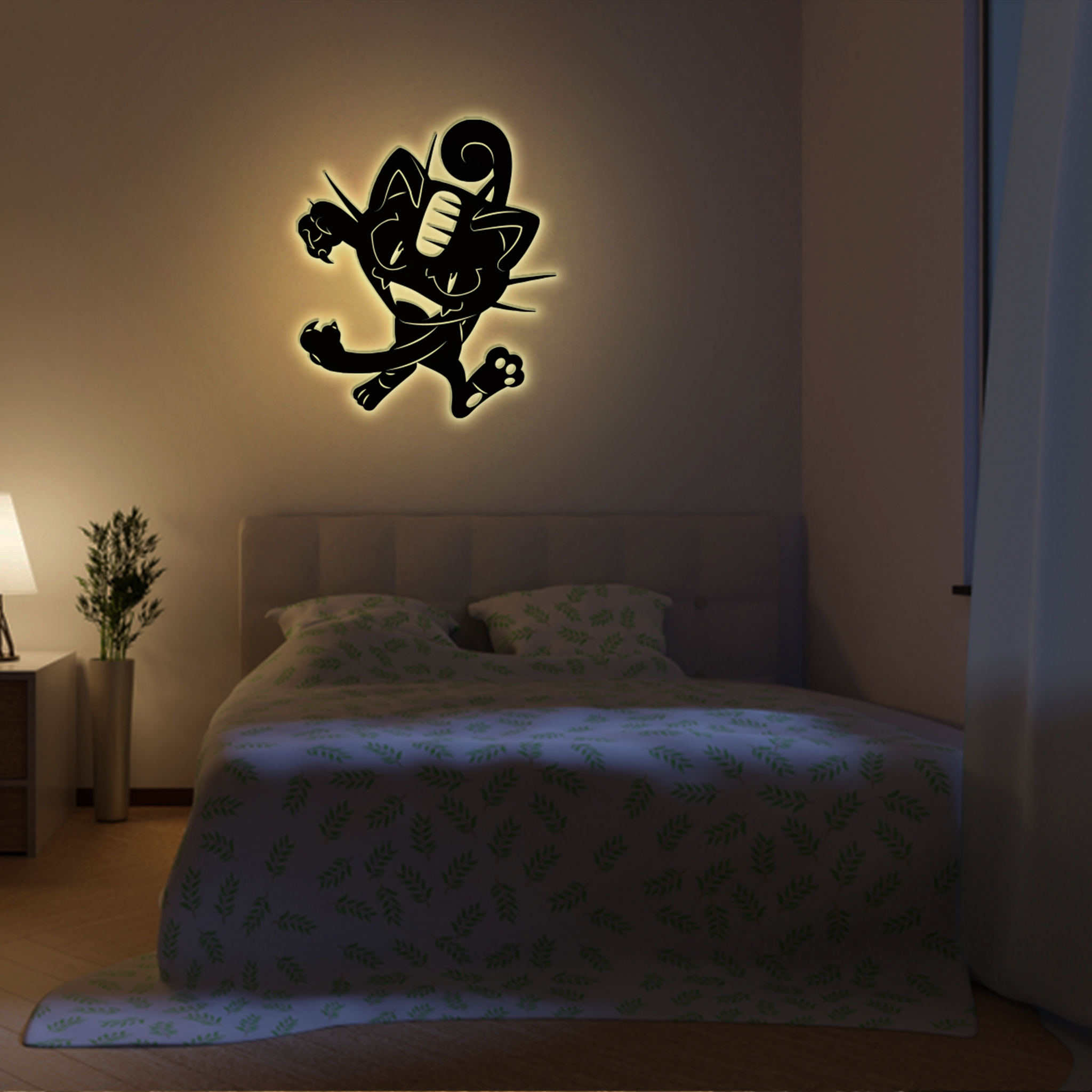 Meowth Pokemon Metal Signs Kids Room Decor
