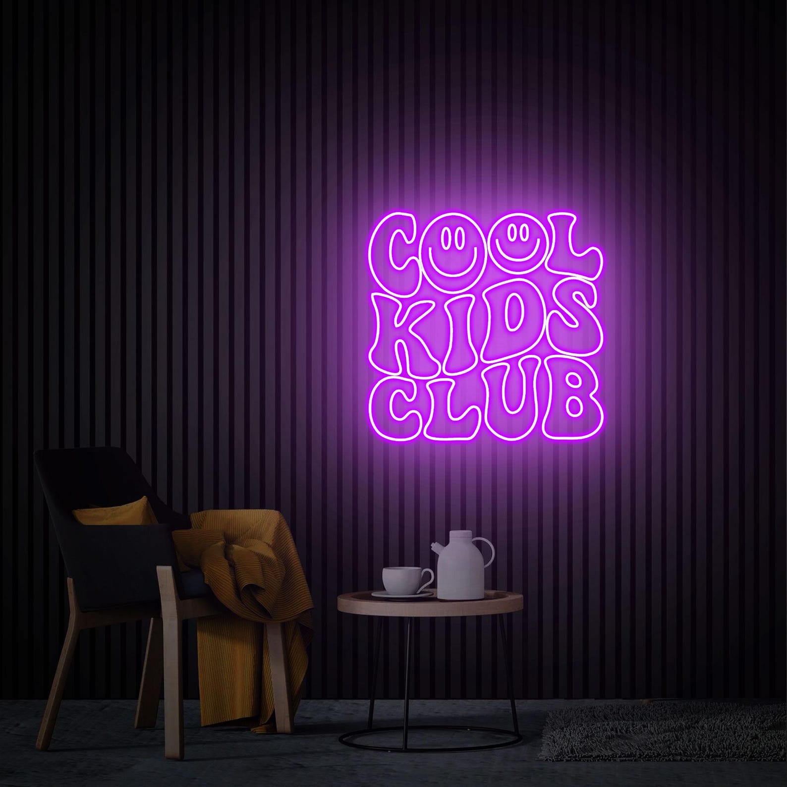 Cool Kids Club Neon Sign, Cool Kids Club Led Light Sign, Kids Party Wall Art, Home Bedroom Decor Custom Neon Sign Personalized Chistmas Gift