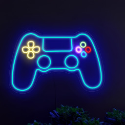 Game Controller Neon Sign, Gamepad Neon Sign, Game Controller Led Sign, Game Room Neon Sign Decor, Gamer Neon Sign, Gamepad Wall Art Decor