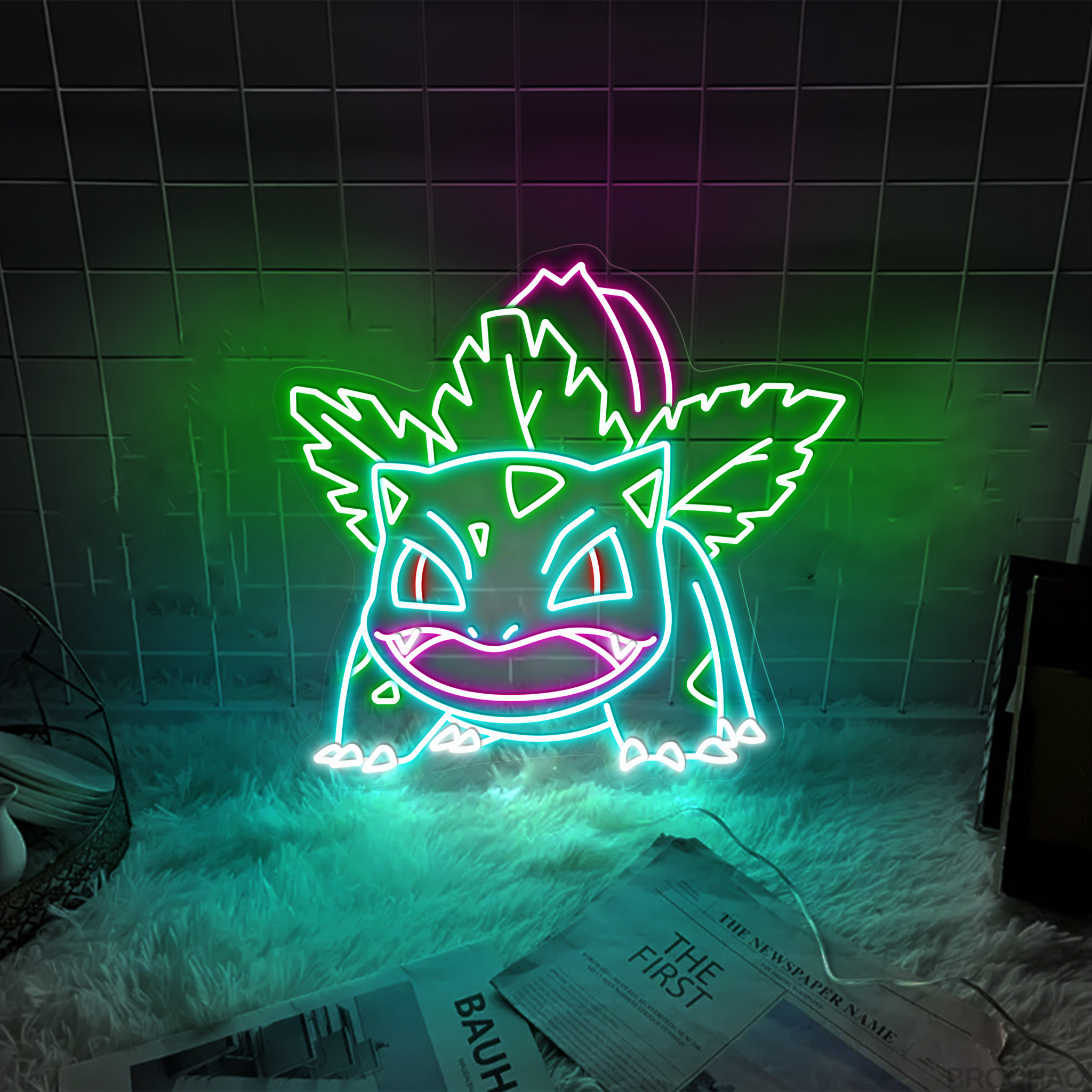 Pokemon Ivysaur Neon Led Sign