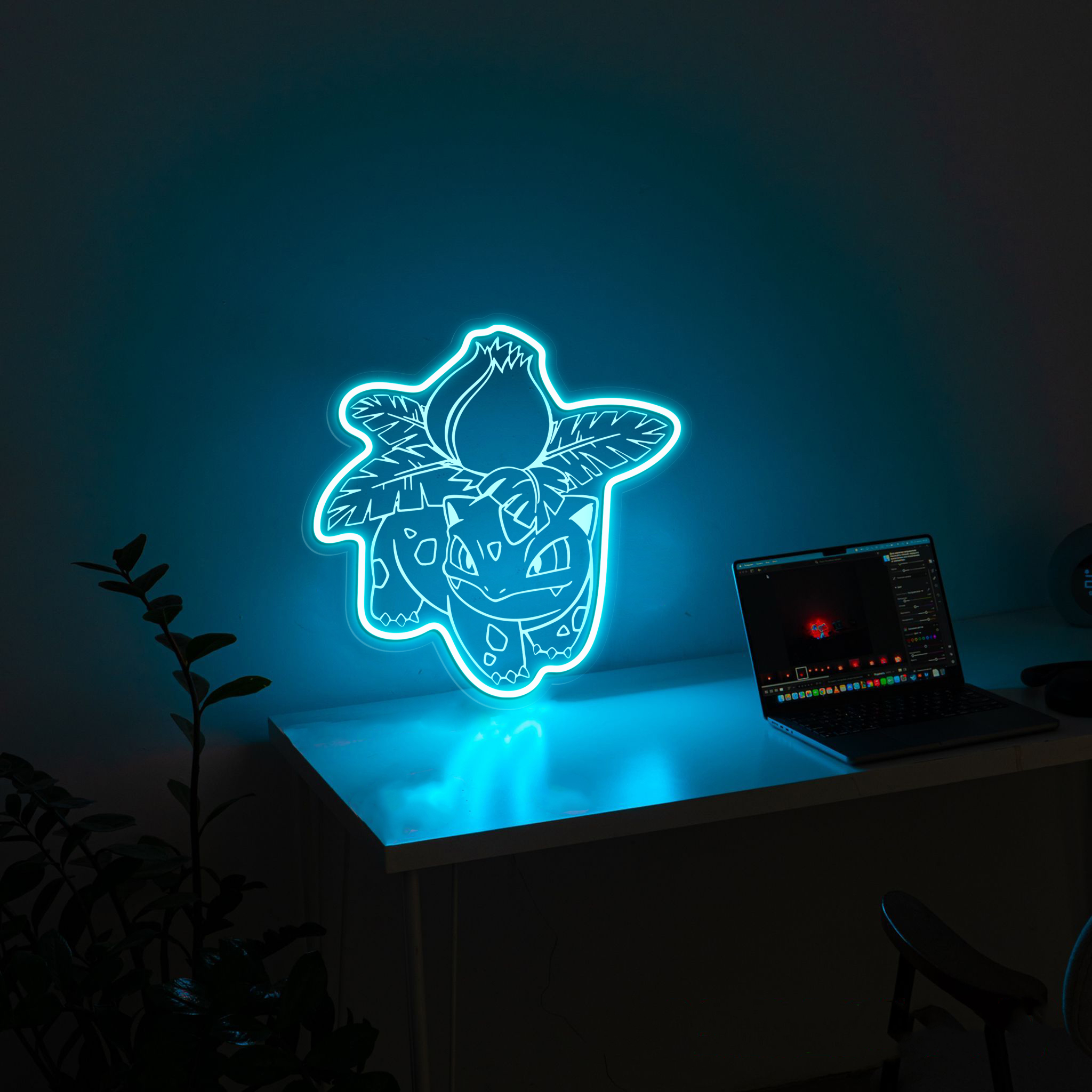 Ivysaur Pokemon Laser Signs