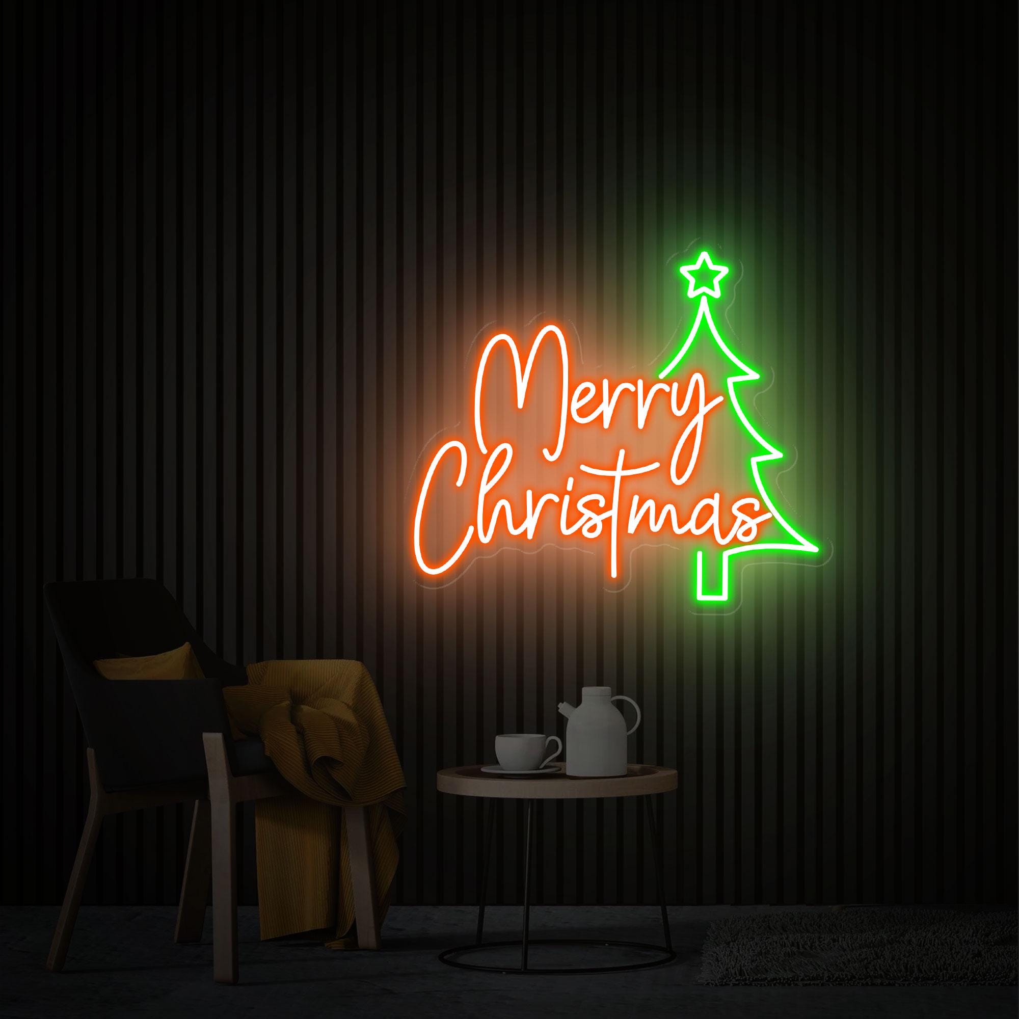 Merry Christmas Neon Sign, Christmas Led Sign, Custom Neon Sign, Christmas Decor, Christmas Party Decor, Neon Bar Sign, Christmas Gift