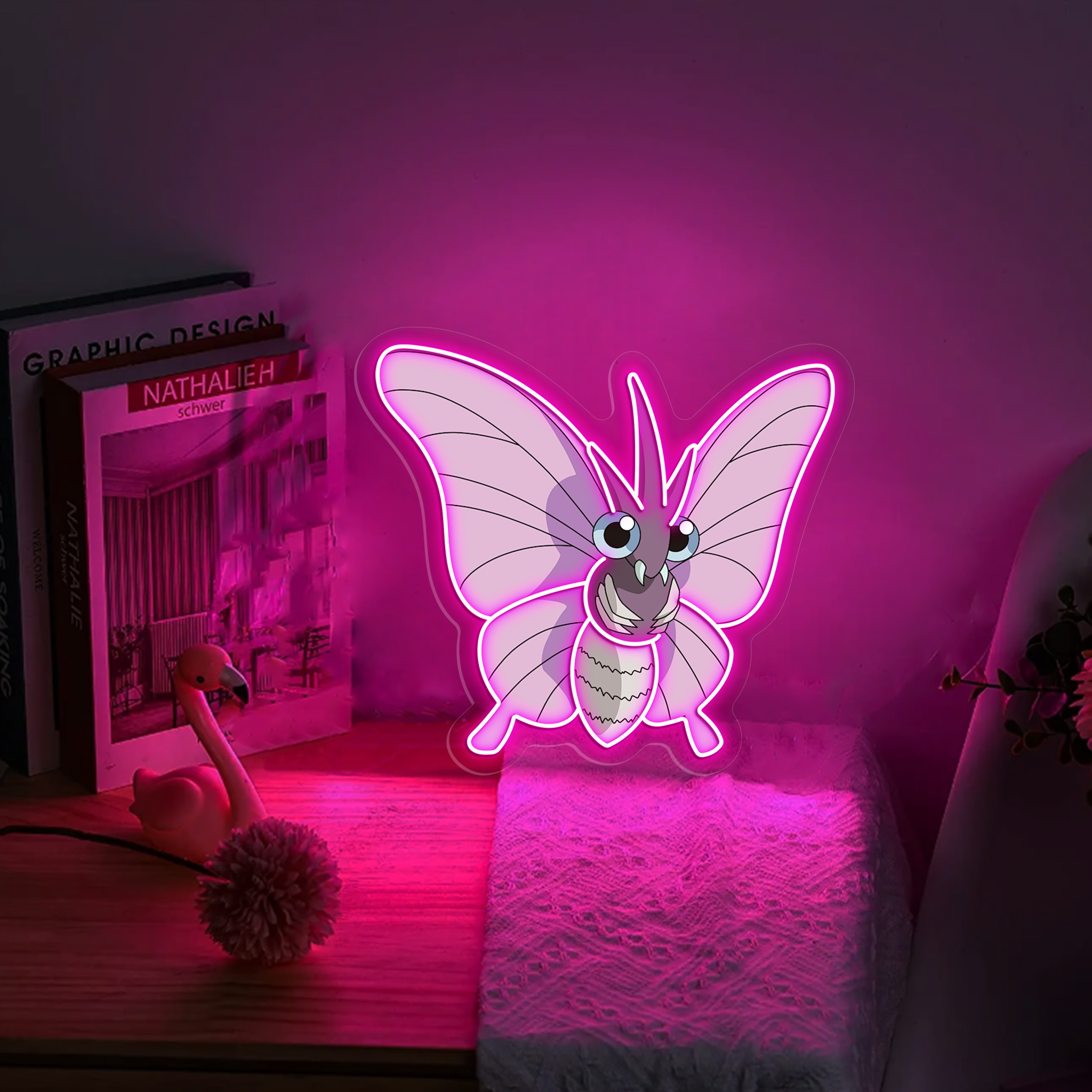 Pokemon Venomoth UV Signs