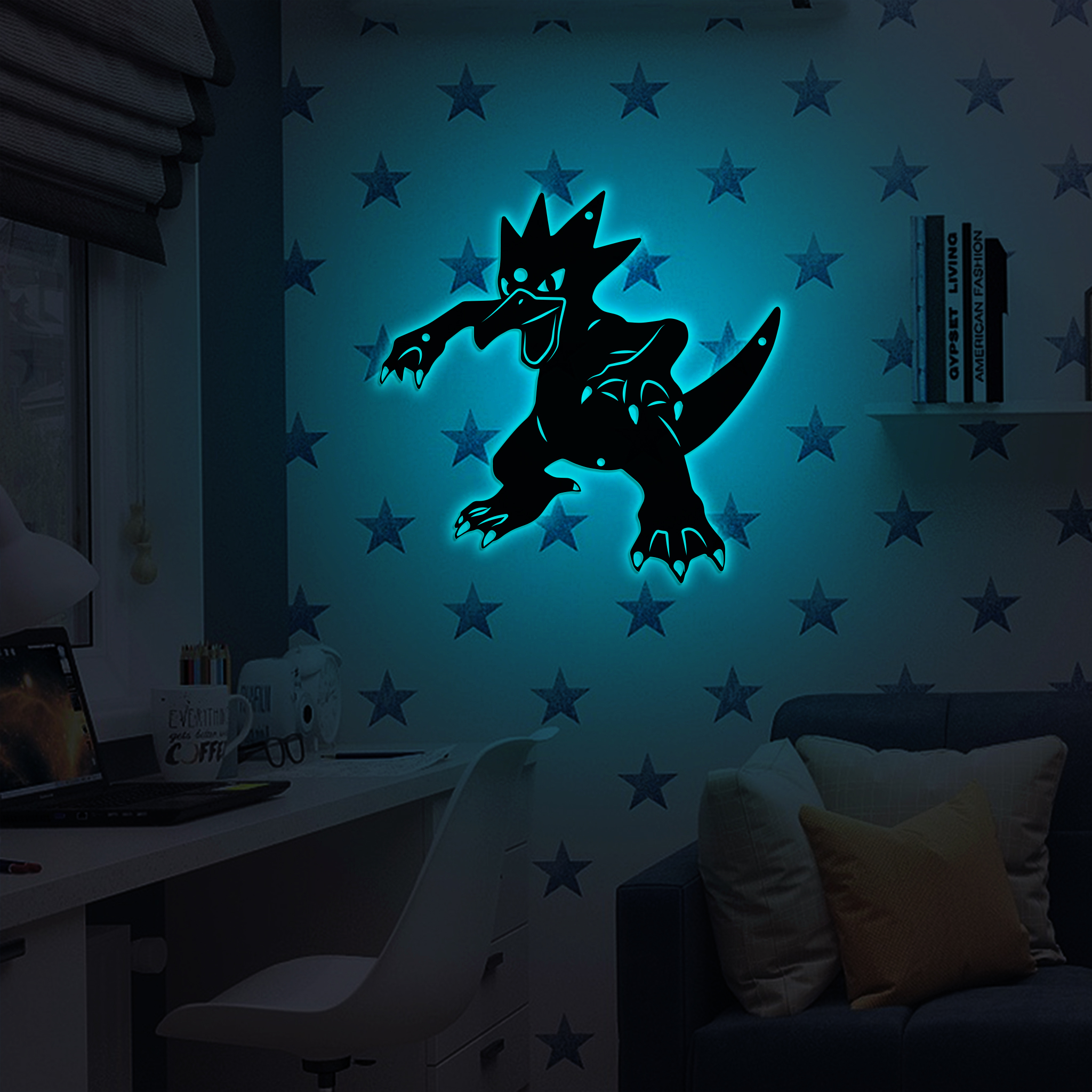 Pokemon Golduck Metal Signs