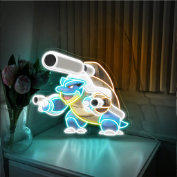Blastoise UV Signs Pokemon Wall Art