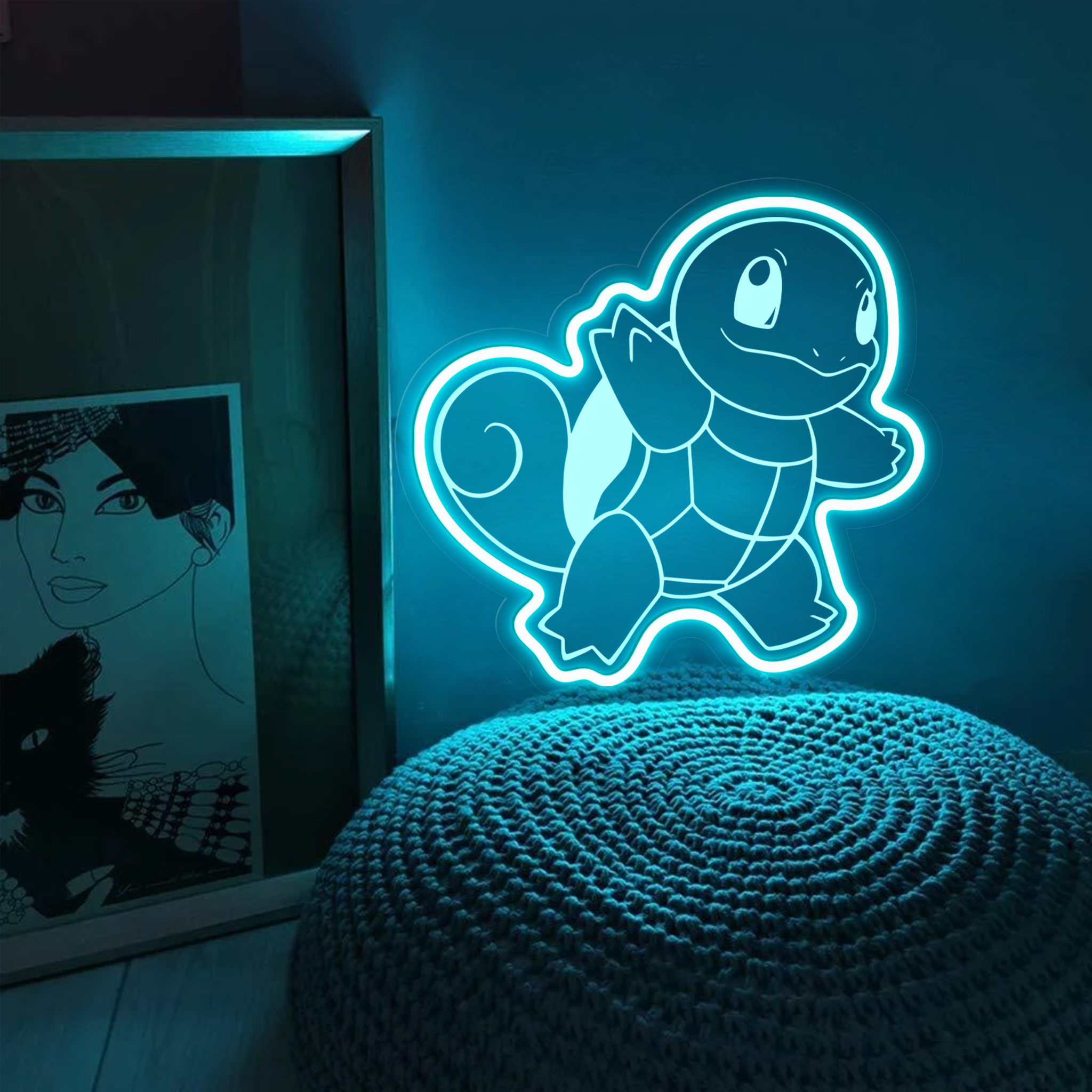 Pokemon Squirtle Laser Signs