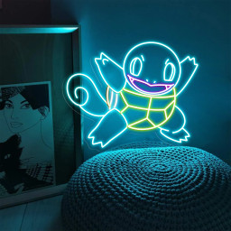 Squirtle Pokemon Neon Signs