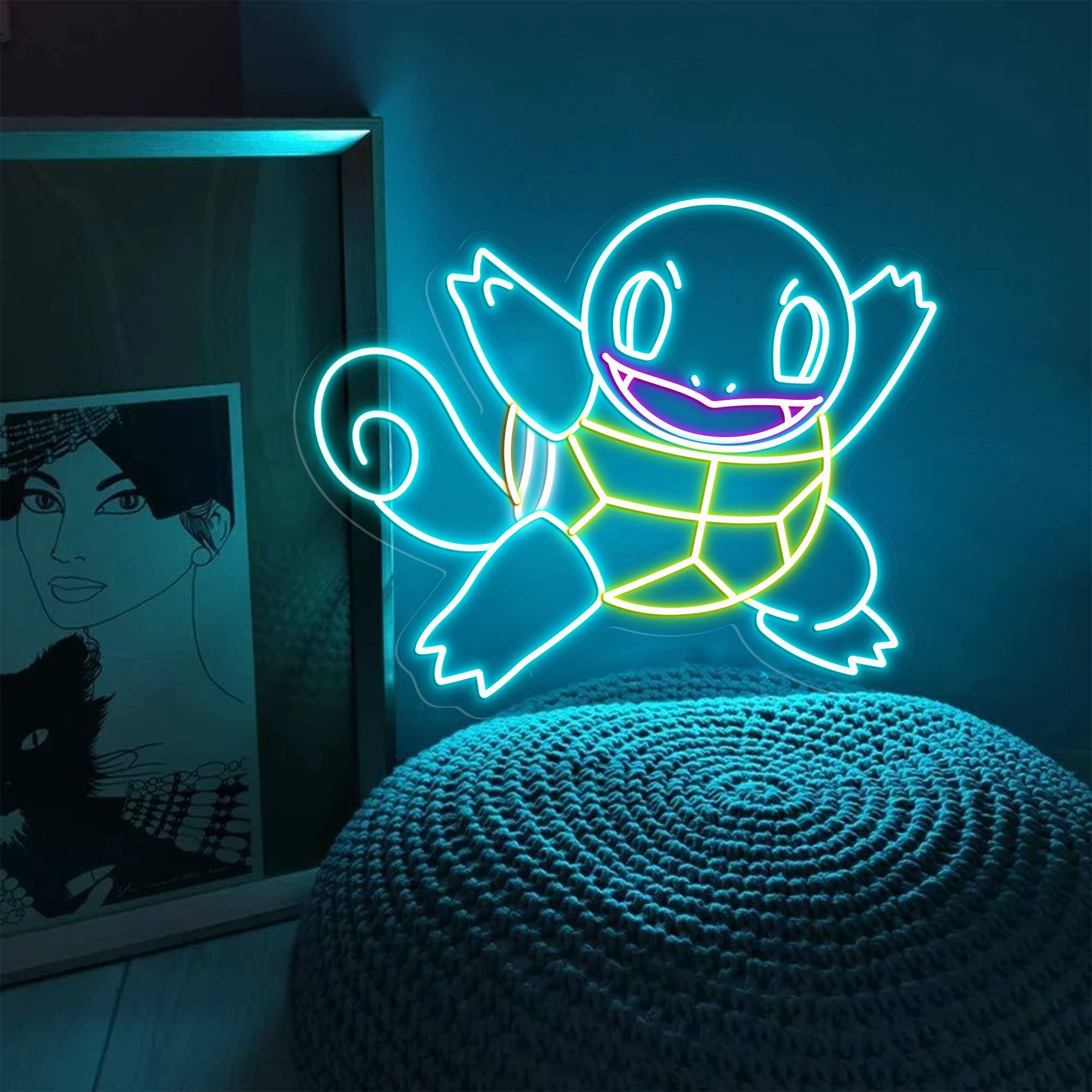 Squirtle Pokemon Neon Signs