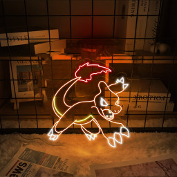 Pokemon Charmeleon Neon Signs Anime Wall Art Decor