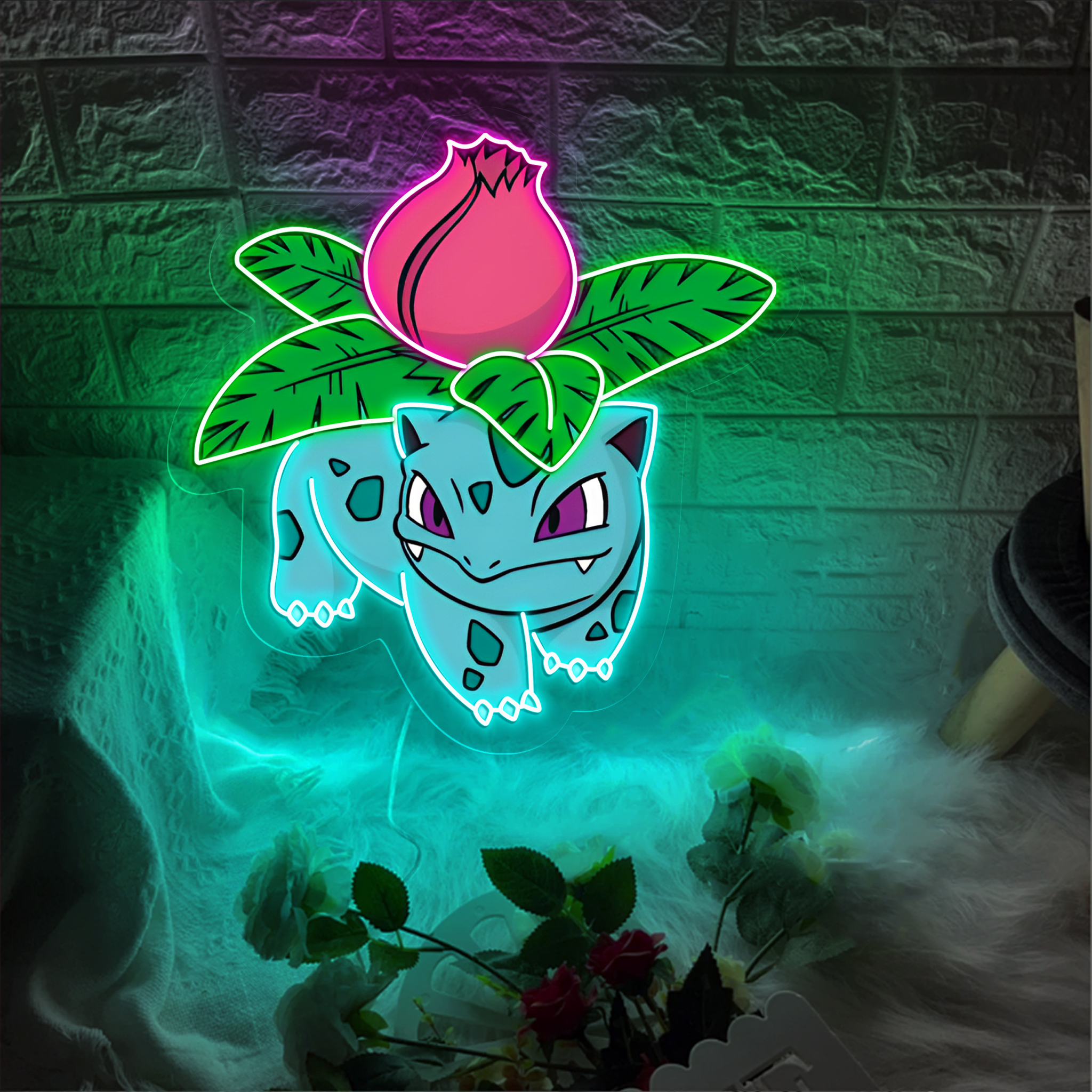 Ivysaur Pokemon UV Signs