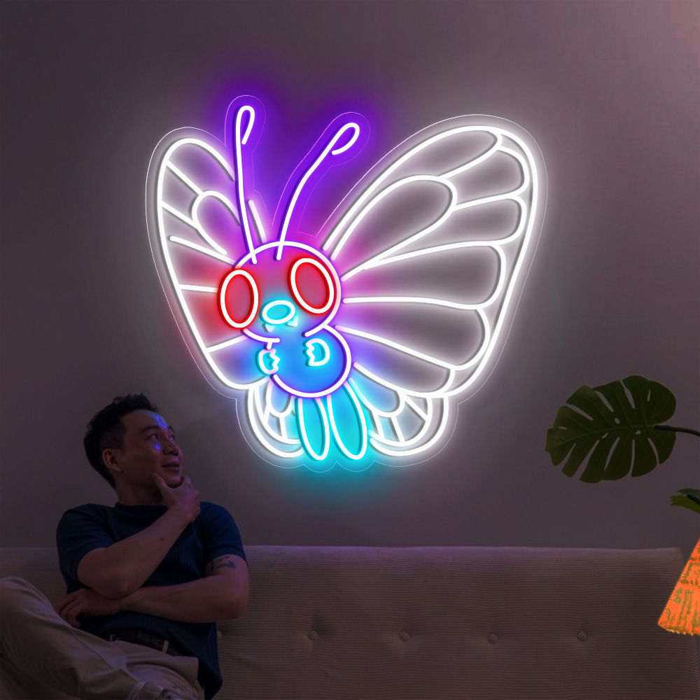 Pokemon Butterfree Neon Signs