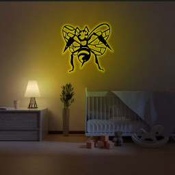 Beedrill Metal Signs Pokemon Wall Art
