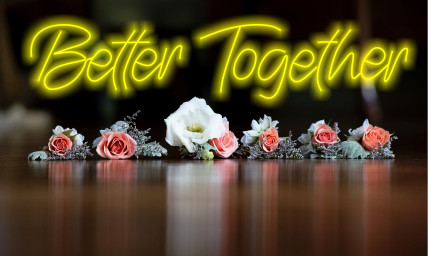 Better Together Neon Sign, Wedding Decor Neon Sign, Romantic Neon Sign, Love Neon Sign, Romantic Neon Sign For Couples, Engagement Neon Sign
