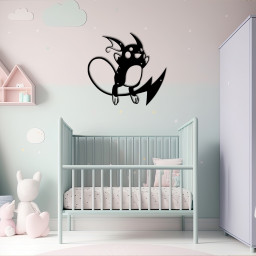 Raichu Metal Signs Pokemon Wall Art
