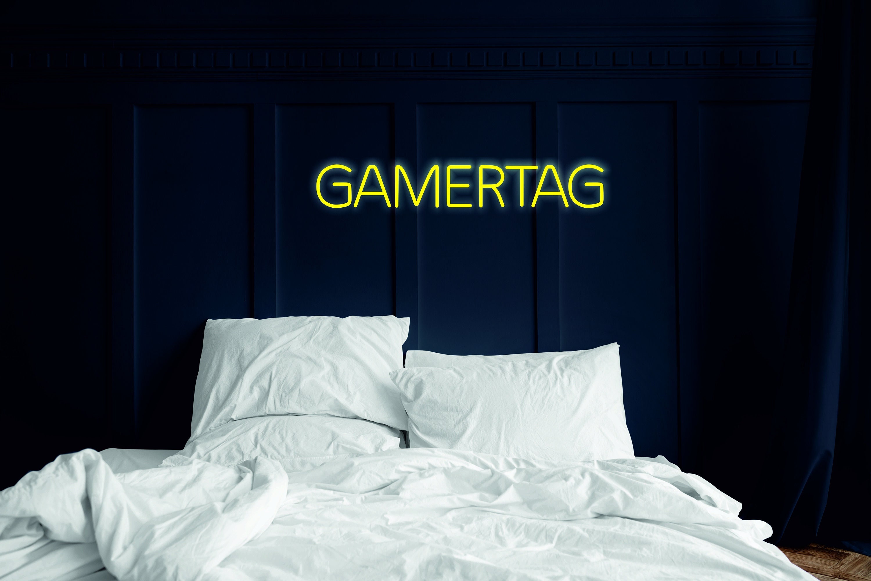 Gamer Tag Neon Sign, Gamer Tag Light Sign, Gamer Tag Sign, Game Room Sign Personalized, Custom Gamer Tag Led, Gamer Room Neon Sign