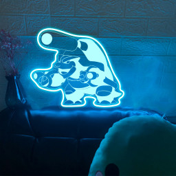 Blastoise Laser Signs Pokemon Wall Art